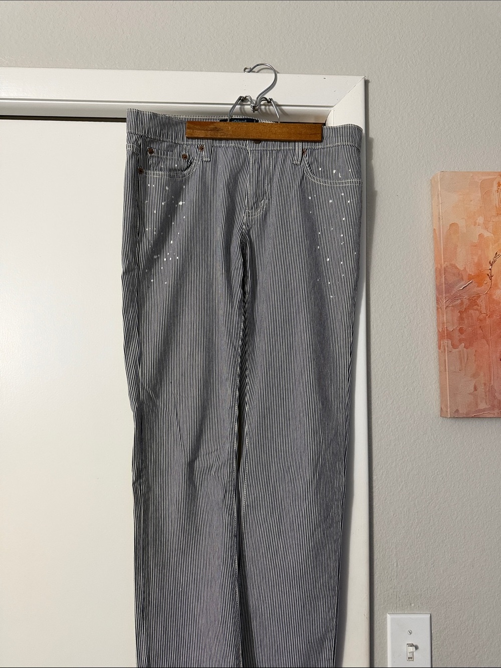Levi’s 513 Pinstripe Jeans